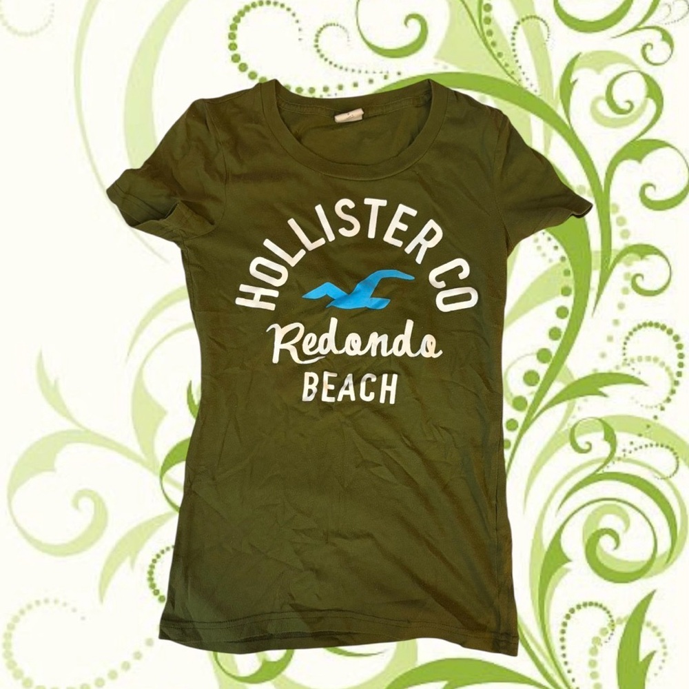 Hollister Co Green Graphic Tee 💚